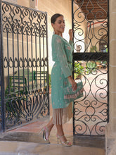 Cargar imagen en el visor de la galería, Vestido Alegría Verde Agua Kahyra

