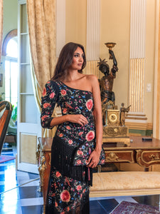 Bolso Abanico Real Negro Kahyra
