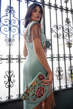 Cargar imagen en el visor de la galería, Bolso Flamenco aqua Káhyra

