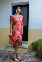 Cargar imagen en el visor de la galería, Bolso Flamenco coral Káhyra
