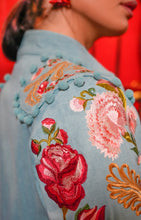 Cargar imagen en el visor de la galería, Chaqueta Pasodoble torera aqua Káhyra

