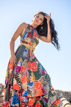 Cargar imagen en el visor de la galería, Vestido Sarmiento Halter Sunset &amp; Moon
