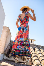 Cargar imagen en el visor de la galería, Vestido Sarmiento Volante Sunset &amp; Moon
