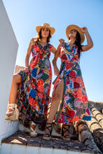 Cargar imagen en el visor de la galería, Vestido Sarmiento Volante Sunset &amp; Moon
