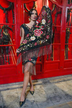 Cargar imagen en el visor de la galería, Vestido Flamenco negro Káhyra
