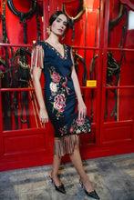 Cargar imagen en el visor de la galería, Vestido Flamenco negro Káhyra

