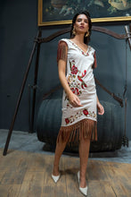 Cargar imagen en el visor de la galería, Vestido Flamenco marfil Káhyra

