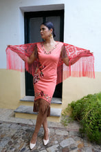 Cargar imagen en el visor de la galería, Vestido Flamenco salmón Káhyra
