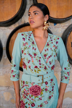Cargar imagen en el visor de la galería, Vestido Suspiro azul Káhyra
