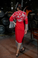 Cargar imagen en el visor de la galería, Vestido Manila rojo kahyra
