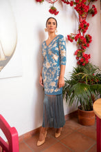 Cargar imagen en el visor de la galería, Vestido Chanelando azul Káhyra
