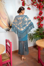 Cargar imagen en el visor de la galería, Vestido Chanelando azul Káhyra
