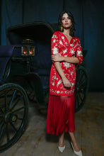 Cargar imagen en el visor de la galería, Vestido Chanelando rojo Káhyra
