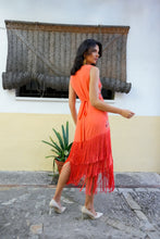 Cargar imagen en el visor de la galería, Vestido Loto coral Káhyra
