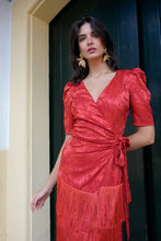Cargar imagen en el visor de la galería, Vestido Encanto rojo Káhyra
