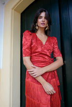 Cargar imagen en el visor de la galería, Vestido Encanto rojo Káhyra
