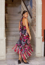 Cargar imagen en el visor de la galería, Vestido Jardín flecos Kahyra
