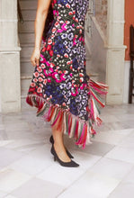 Cargar imagen en el visor de la galería, Vestido Jardín flecos Kahyra
