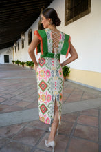 Cargar imagen en el visor de la galería, Vestido Mariposa verde Káhyra
