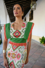 Cargar imagen en el visor de la galería, Vestido Mariposa verde Káhyra
