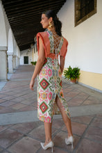 Cargar imagen en el visor de la galería, Vestido Mariposa mandarina Káhyra
