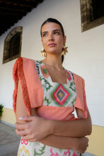Cargar imagen en el visor de la galería, Vestido Mariposa mandarina Káhyra
