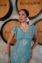 Cargar imagen en el visor de la galería, Vestido Jazmín verde Káhyra
