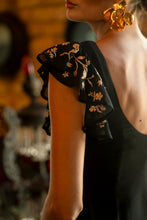 Cargar imagen en el visor de la galería, Vestido Jazmín negro Káhyra
