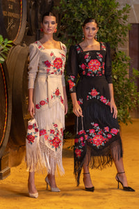 Falda Fino Negra Káhyra