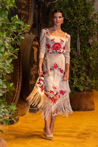 Falda Fino Beige Káhyra