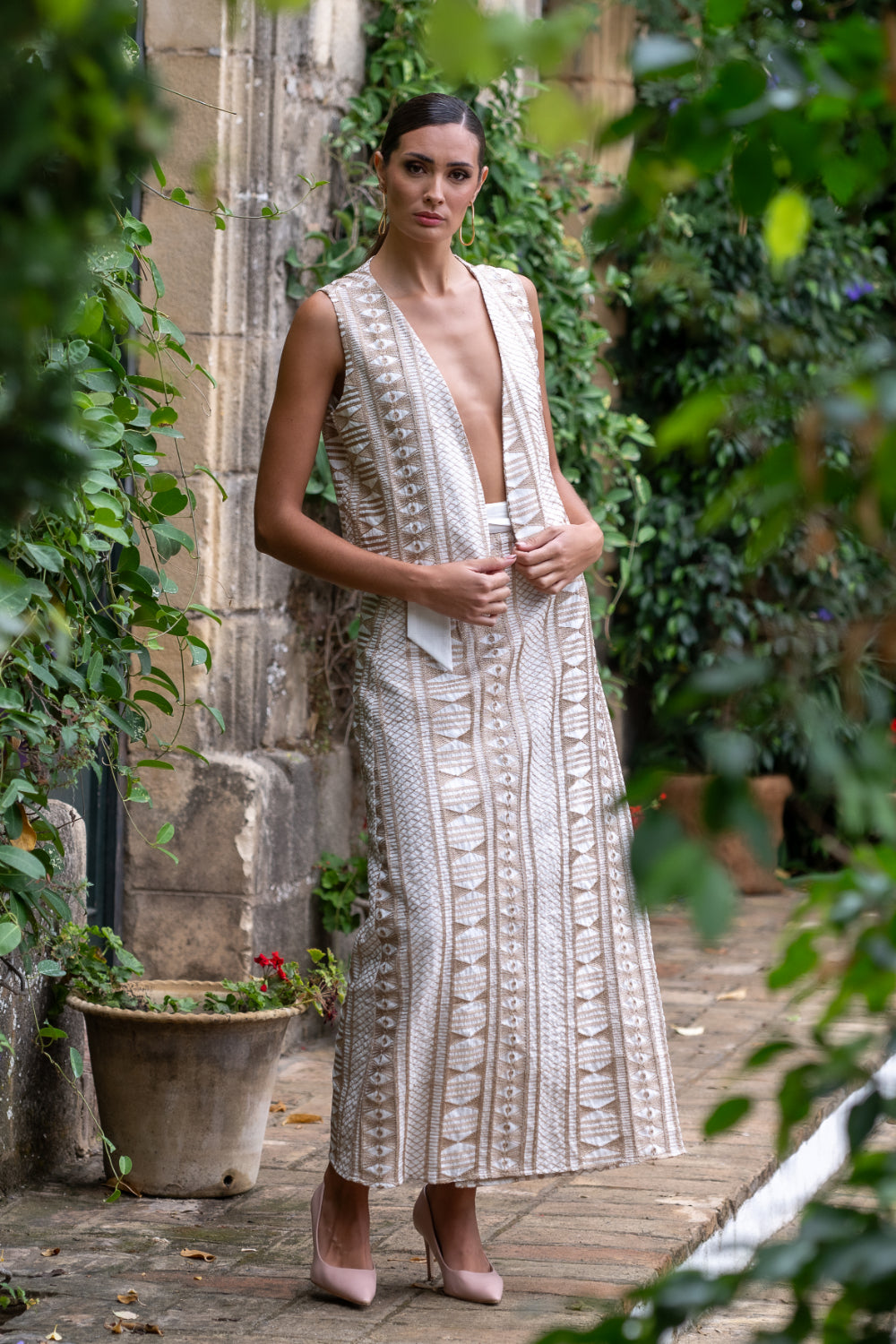Chaleco Soleo Beige Káhyra