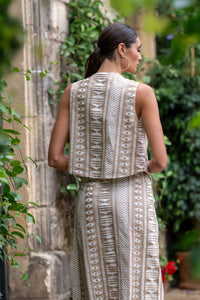 Chaleco Soleo Beige Káhyra