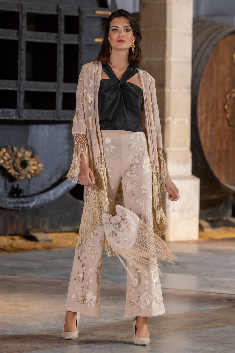 Pantalón Amoroso Beige Káhyra