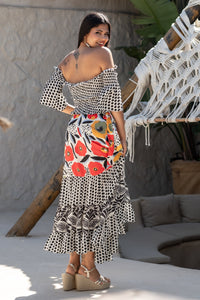Falda Vendaval Amapola Sunset & Moon