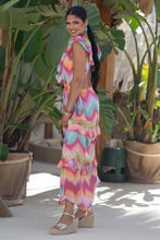 Cargar imagen en el visor de la galería, Vestido Atardecer Zig Zag Sunset &amp; Moon
