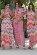 Cargar imagen en el visor de la galería, Vestido Atardecer Zig Zag Sunset &amp; Moon
