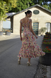 Vestido Mar Geometrico Sunset & Moon