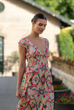 Cargar imagen en el visor de la galería, Vestido Mar Geometrico Sunset &amp; Moon
