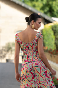Vestido Mar Geometrico Sunset & Moon
