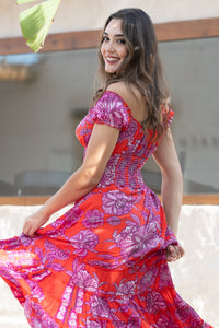 Vestido Mar Corales Sunset & Moon