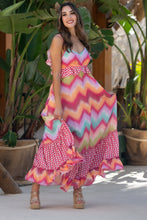 Cargar imagen en el visor de la galería, Vestido Cresta Zig Zag Sunset &amp; Moon
