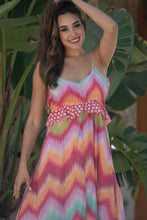 Cargar imagen en el visor de la galería, Vestido Cresta Zig Zag Sunset &amp; Moon
