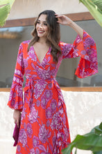 Cargar imagen en el visor de la galería, Vestido Ola Corales Sunset &amp; Moon
