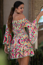 Cargar imagen en el visor de la galería, Vestido Aire Geometrico Sunset &amp; Moon

