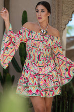 Cargar imagen en el visor de la galería, Vestido Aire Geometrico Sunset &amp; Moon
