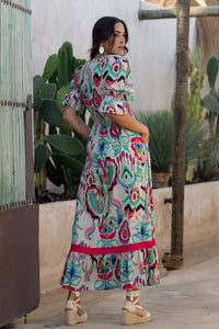 Vestido Sol Abstracto Sunset & Moon