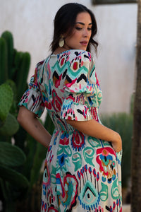 Vestido Sol Abstracto Sunset & Moon