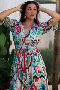 Vestido Sol Abstracto Sunset & Moon