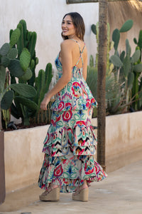 Vestido Bajamar Abstracto Sunset & Moon
