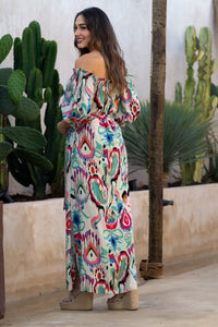 Vestido Orilla Abstracto Sunset & Moon